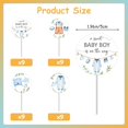 thumbnail image 6 of 36pcs Blue Baby Clothes Cupcake Toppers for Boy, Boy Baby Shower Cupcake Toppers, Baby Clothes Shower Decorations, a Sweet Baby Boy Is On The Way Decorations, 6 of 6
