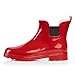 thumbnail image 3 of NORTY - Womens Ankle Rain Boots - Ladies Waterproof Winter Spring garden Boot Red Size 10, 3 of 4