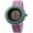 Purple, variant on Woman's Black Face and Red Rhinestone Bezel Watch - Red Slicone Band - WT-MN8021RD
