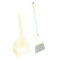 thumbnail image 1 of 1 Set Small Broom with Dustpan for Kids Plastic Little Housekeeping Helper, 1 of 8