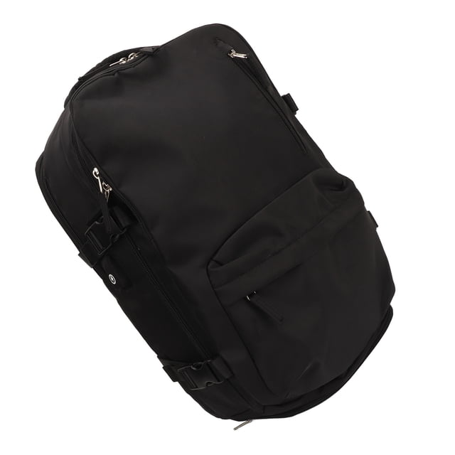 M Buder Mochila de Viaje para Mujer Grande y Ligera, Equipaje de Mano Multifuncional para Viajes Cortos, Compartimentos Impermeables, 48 cm / 18.9 in, Negro