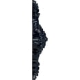 thumbnail image 4 of 35 7/8"W x 22 1/2"H x 4 3/8"P Antonio Ceiling Medallion, Hand-Painted Midnight Dream, 4 of 6