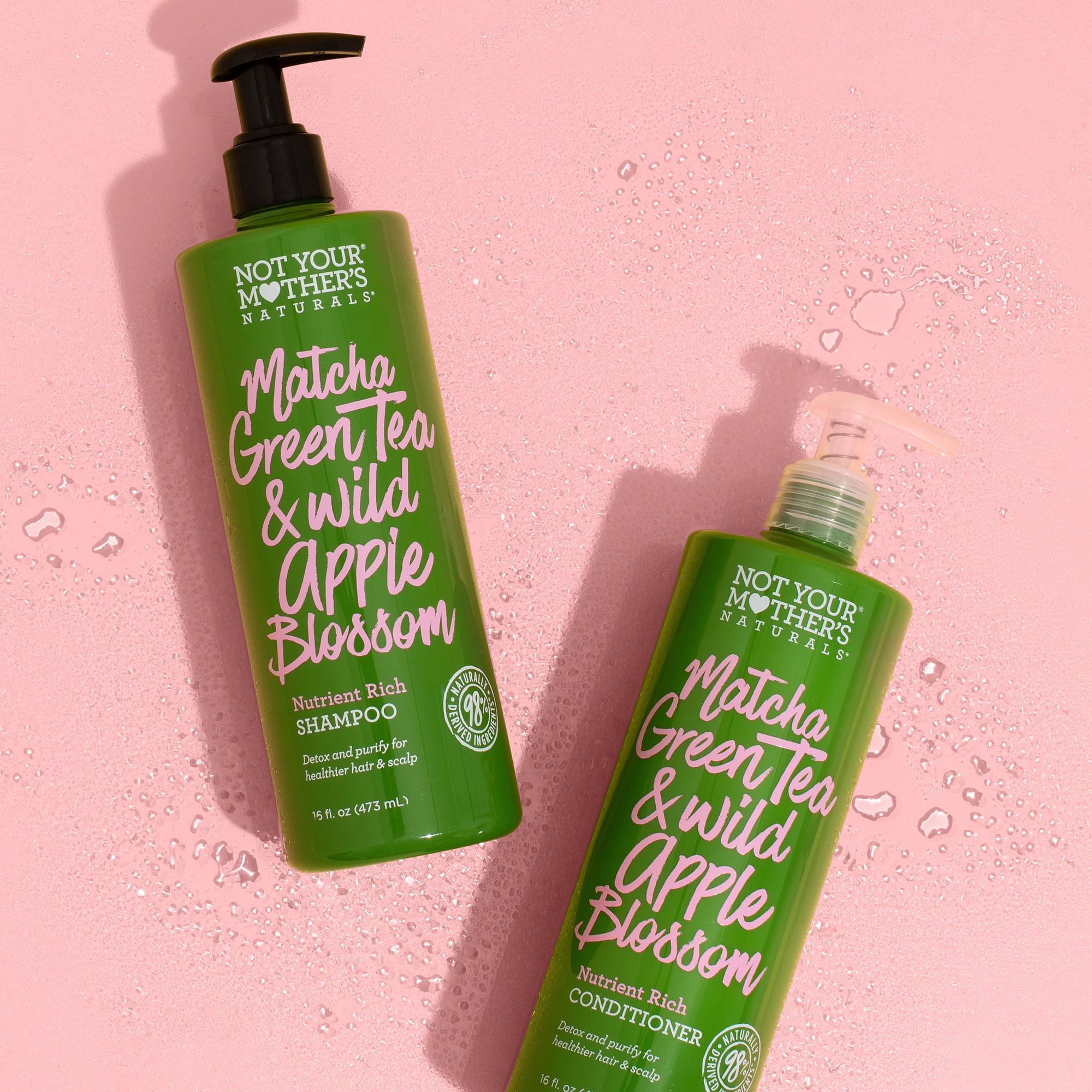 Not Your Mother's Matcha & Wild Apple Shampoo, 16oz - Nutrient