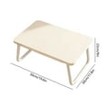 thumbnail image 3 of Foldable Wood Lap Desk | Portable Laptop Stand & Bed Table | Lightweight Mini Desk for Breakfast, Picnic, Drawing, Sofa & Floor Use, 3 of 6
