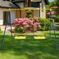 thumbnail image 4 of Gymax 660 LBS Heavy-Duty Metal Swing Frame Extra Large Swing Stand for Kids and Adults, 4 of 9