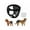 Black Size S B2, variant on Dog Diapers for Female Dogs, EDHITNR Reusable Washable Pet Diapers with 3 Inserts, Leak-Proof Sanitary Panties for Small Medium Large Dogs Incontinence Heat Period