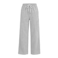 thumbnail image 5 of MXALUOB Cargo Sweatpants for Men Drawstring Open Bottom Loose Fit Trendy Pants with Pocket Solid Color Casual Fall Winter Trousers, 5 of 6