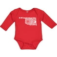 thumbnail image 3 of Inktastic Oklahoma Silhouette Mandala Boys or Girls Long Sleeve Baby Bodysuit, 3 of 5