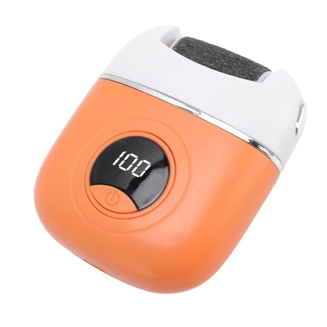 Electric Callus Remover Foot File Battery Powered Electric Foot Grinder for Dry Calluses and Dead Skin with 3 Replacement Heads Portable Pedicure Tool for Home Use