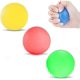 thumbnail image 1 of Pelotas de ejercicio para manos, pelota de silicona para fuerza de manos, entrenamiento de terapia con dedos para adultos y niños, 3 colores, pelotas antiestrés (3 niveles de resistencia) JM, 1 of 5