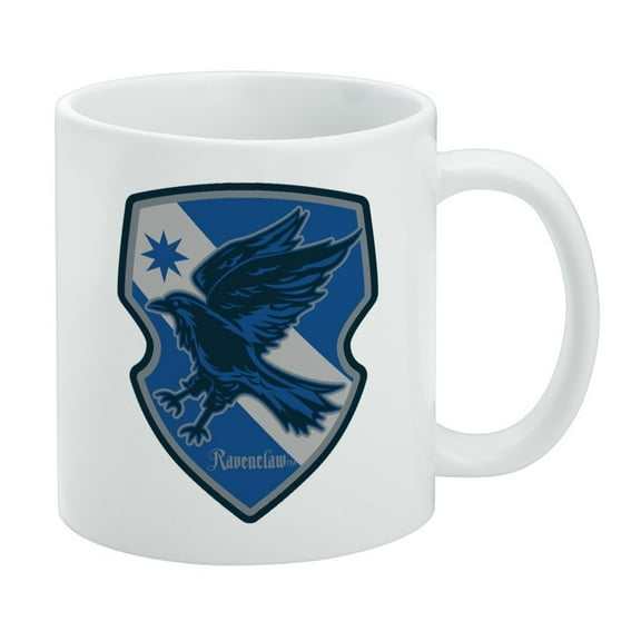 Harry Potter Ravenclaw Plaid Sigil White Mug