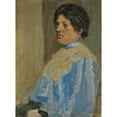thumbnail image 2 of Bohumil Kubišta 14x18 Black Ornate Wood Framed Double Matted Museum Art Print Titled - Portrait of the Artist's Mother, 2 of 5