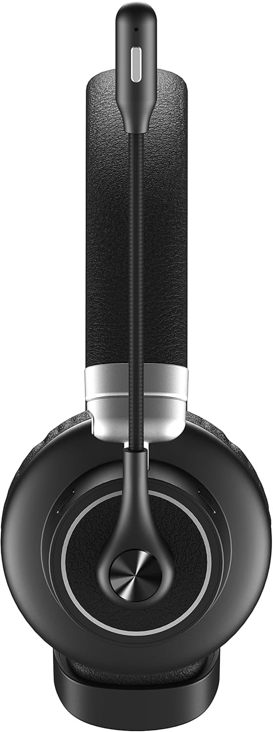 Car and Driver Trucker Bluetooth Headset, Wireless Headset Noise Canceling Headphones with Microphone, Home Office, Zoom, Call Center, Clear Highway | Siri, Alexa, Google Compatible