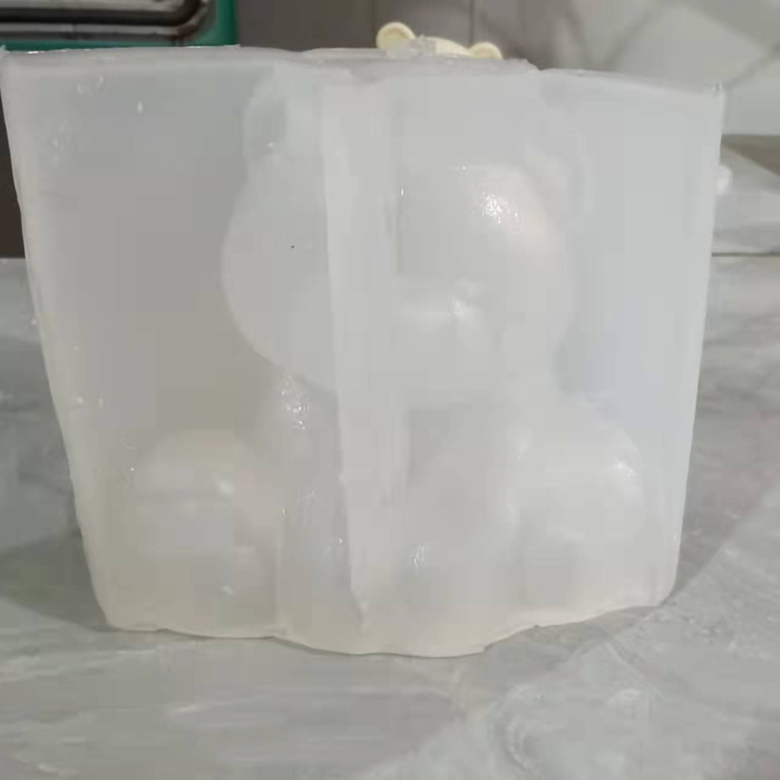 3D Little Bear Silicone Candle Mold Cute Animal Scented Soaps Mold Chocolate Fondant Cake Baking Mold