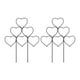 thumbnail image 1 of 2 enrejados para plantas de jardín, decorativos, de metal, resistentes, para interior y exterior, para plantas trepadoras, soporte para de interior Negro, 1 of 8