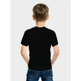 thumbnail image 2 of Boys' Black T-Shirt - Fun Cartoon Gorilla Design with "I'd Rather Be Playing TAG" Graphic, Breathable Short Sleeve Crew Neck Tee for, Perfect for Casual Playtime, Spring Summer Tee | Vibrant Shirt |, 2 of 6
