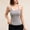 Grey, variant on Women's Cotton Padded Cami Bra,Built-in Shelf Bra with Removable Pads,Wireless Everyday Bralette for Sleep,Yoga,Lounge,Seamless Back Support Top,Breathable Spandex Stretch Fit White S