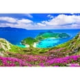 thumbnail image 3 of Fondos de fotografía de paisajes naturales con cielo azul, nubes blancas, montañas, árboles y ríos para bebés, 3 of 5