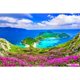 thumbnail image 3 of Fondos de fotografía de paisajes naturales con cielo azul, nubes blancas, montañas, árboles y ríos para bebés, 3 of 5