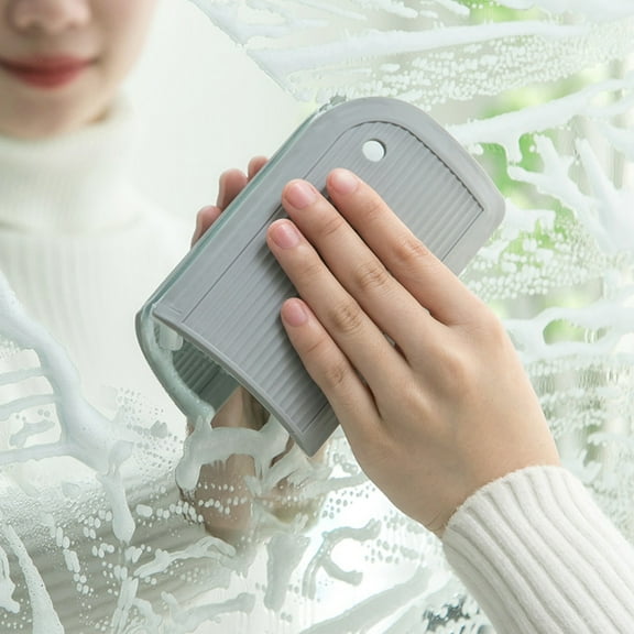 FELTECHELECTR Water Wiper Light Grey 2Pcs 4.9X2.9In Plastic Bathroom