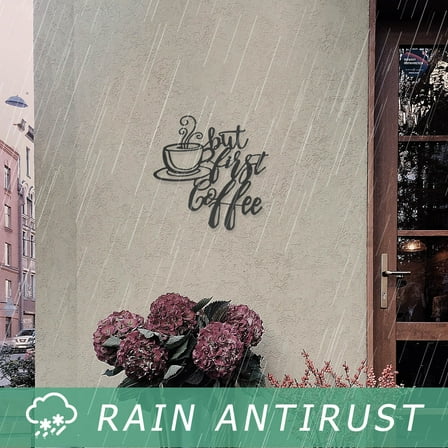 TAILTOSS Wall Decoration Iron Pendant Black Kitchen Wall Decor 1Set