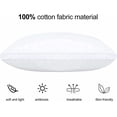 thumbnail image 4 of Bed Pillows for Sleeping 1 Pack,Standard Size,Luxury Hotel Collection Pillow,Soft Fluffy and Great Support Down Alternative Filling,Gusseted Pillow for Side and Back Sleepers(20x26), 4 of 4