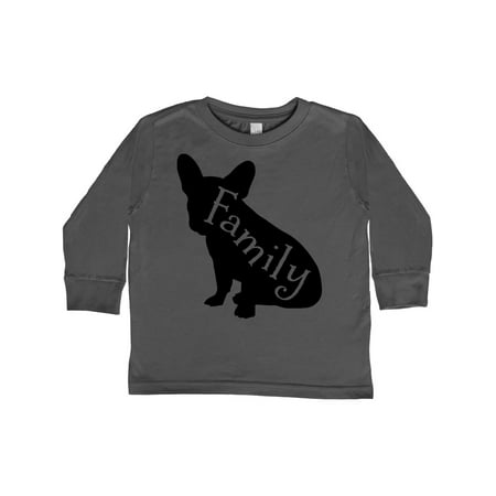 

Inktastic Family Dog- French bulldog Gift Toddler Boy or Toddler Girl Long Sleeve T-Shirt