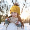 thumbnail image 2 of 1-4 Years Toddler Kids Beanie Warm Knit Cute Hat Winer Kids Hat, 2 of 9
