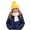 Yellow1, variant on Cethrio Kids Girls Winter Hats, Warm Scretch Ear Flap Knit Kids Beanies Hot Pink Size 2-3 T