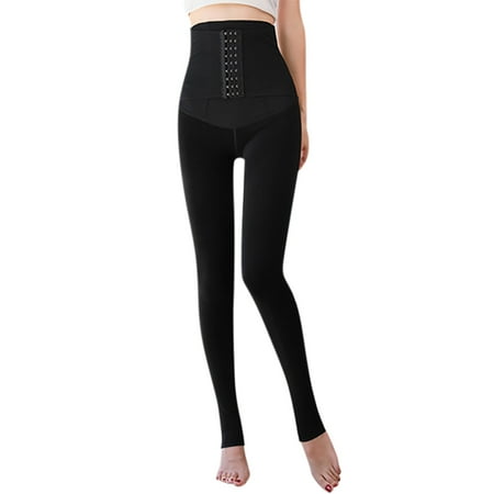 

Aompmsdx Women S Winter Thermal High Waist Warm Plush Stockings Legs Translucent Trousers Lined For Winterthermal Underwear