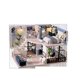 thumbnail image 1 of 1-Pack New DIY Cottage Cozy Time Creative Hand-Assembled Villa Model Material Heart-warming Gift Ornaments Handmade Gifts, Creative Fun Puzzles, 1 of 5