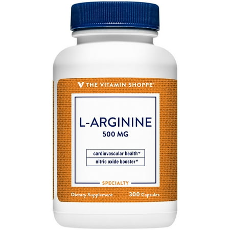 The Vitamin Shoppe L-Arginine 500MG (300 Capsules)