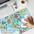 thumbnail image 4 of Long Mouse Pads for Desk,Pioneer Flower Floral Print Pattern Desk Mats on Top Of Desks, Desk Mouse Pad Extra Large with 3mm Non-Slip Base and Stitched Edge for Gaming,Office,Work,Home 31.5"x11.8", 4 of 6
