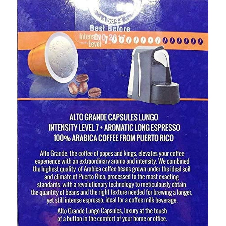 Alto Grande Hogar Ideal - Máquina de espresso compatible con cápsulas  Nepresso Original Line, incluye 72 cápsulas