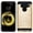 Gold, variant on LG V50 ThinQ Dual layer Metal Brushed Shockproof Armor Hybrid Case Cover Black