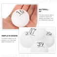 thumbnail image 2 of 50Pcs Numbered Lottery Balls Game Balls Props Plastic Number Balls Home Party Balls, 2 of 8
