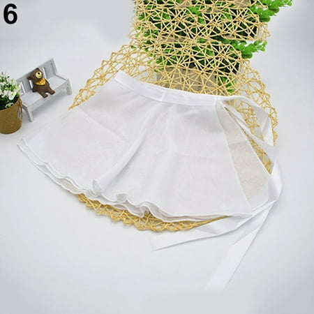 

BueatyH Girls Chiffon Cute Layered Ballet Tutu Skirt Skate Wrap Scarf Dance Wear Dress