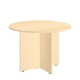 thumbnail image 1 of Table de Conférence Ronde avec Base en Bois en Érable Naturel, 1 of 7