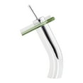 thumbnail image 3 of Topia Single Lever Waterfall Faucet in Chrome with Clear Glass, 3 of 3