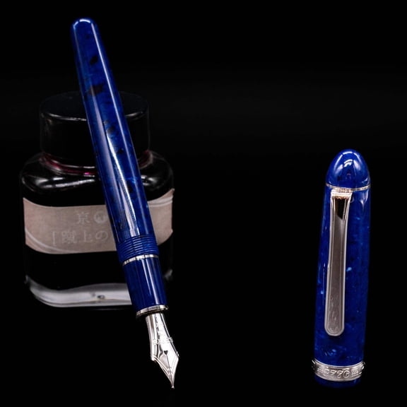 Platinum Century 3776 Midnight Ocean Celluloid Fountain Pen