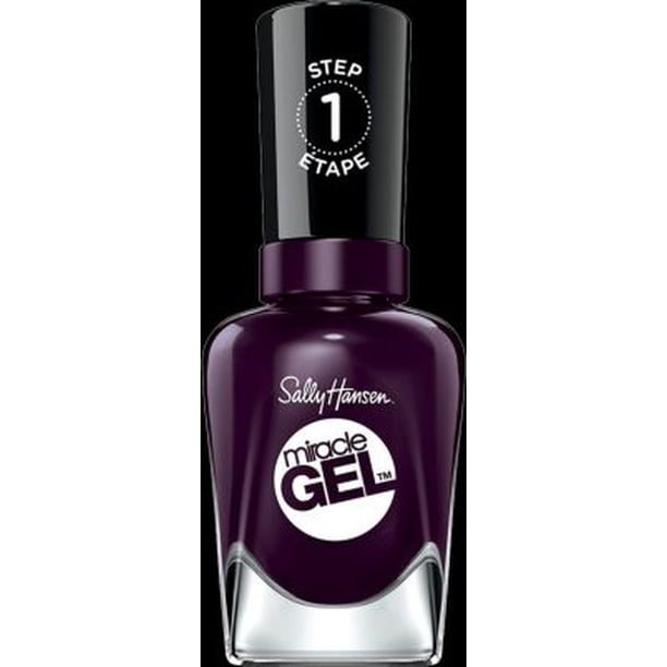 Esmalte de uñas en gel Miracle de Sally Hansen, tono Cabernet con Bae #492