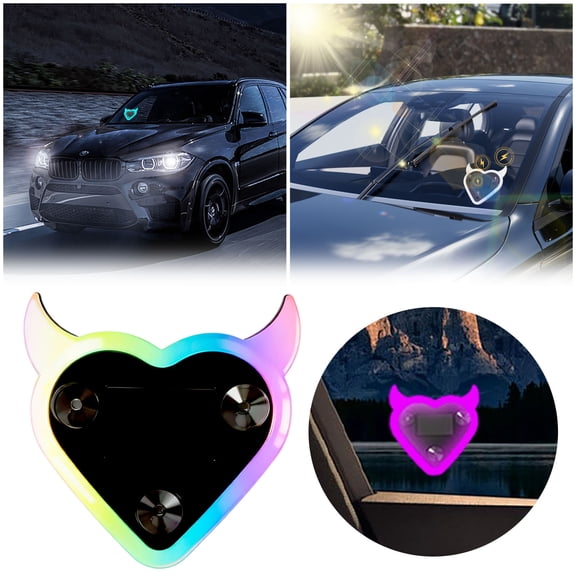 EcoNest Solar Powered Interior Light Auto Ambient Lamp With 7 Colors