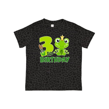 

Inktastic 3rd Birthday Prince Frog Gift Toddler Boy Girl T-Shirt