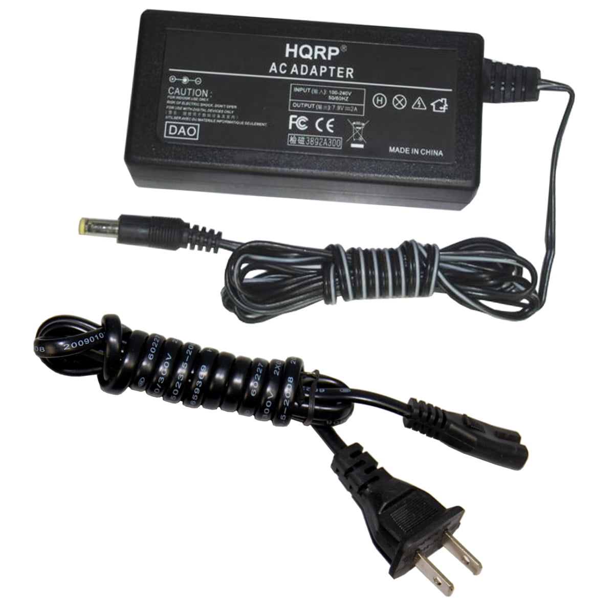 HQRP AC Adapter//Power Supply Compatible with JVC GR-DVL220U GR-DVL220US GR-DVL310 GR-DVL310U GR-DVL310US GR-DVL315 Camcorder with USA Cord /& Euro Plug Adapter