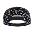 thumbnail image 2 of Hirioo Whales In Space for Baseball Cap Men Cap Flat Brim for Men Women Teens Adjustable Baseball Cap, 2 of 7