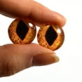 thumbnail image 3 of Bright Orange Cat Dragon Glass Eyes, 3 of 7