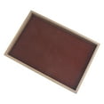 thumbnail image 3 of REGALWOVEN Velvet Accessory Organizer Trays with Removable Dividers for Drawers, Accessory Case Brown Flat Tray, 3 of 7