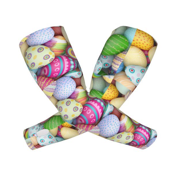 Balery Colorful Easter Eggs Mangas Refrescantes para Brazos para Hombre y Mujer – Transpirables y Absorbentes de Humedad para Mujeres, Hombres y Niños