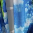 thumbnail image 5 of Nature Curtains, Spring Alaska Woodland Snow Mountain Lake Landscape Scenery Print Patterned Waterproof Fabric Grommet Window Drapes for Bedroom Living Room Cafe Office 2 Panels W52 x L84, 5 of 6