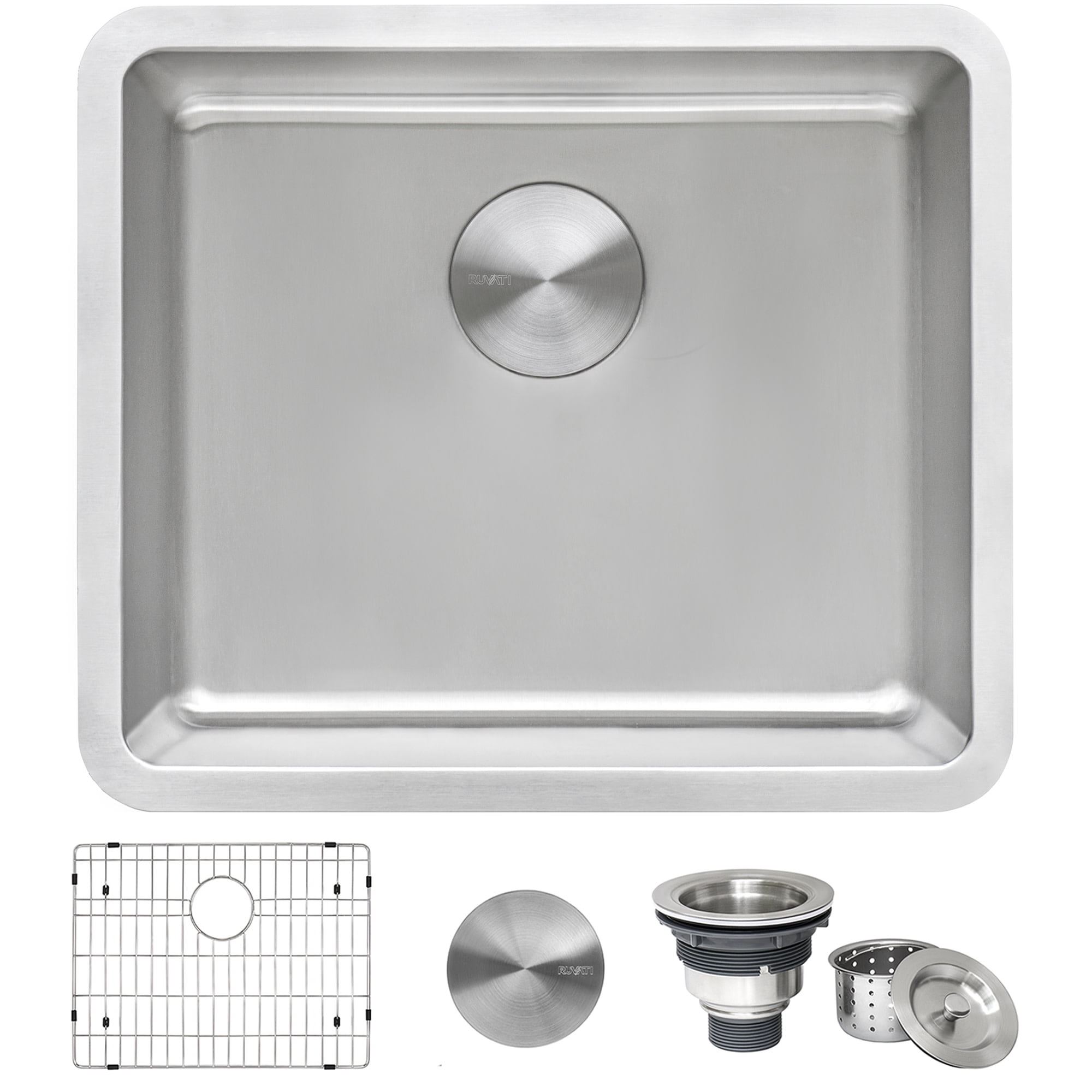Buy Ruvati Rvm5020 Modena 20 Undermount Single Basin Stainless Steel